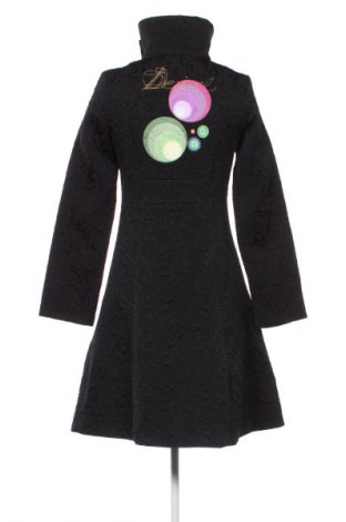 Γυναικείο παλτό Desigual, Μέγεθος M, Χρώμα Μαύρο, Τιμή 94,99 €