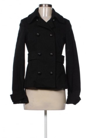 Дамско палто H&M Divided, Размер M, Цвят Черен, Цена 27,60 €