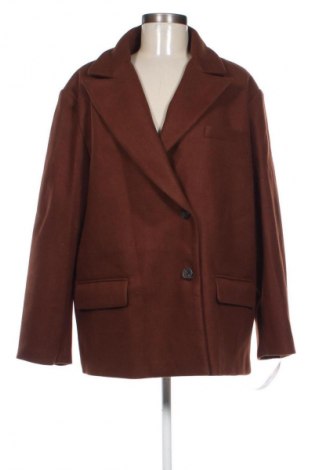 Damski płaszcz Missguided, Rozmiar L, Kolor Brązowy, Cena 217,81 zł