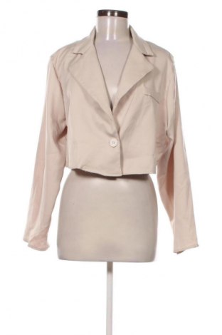 Damski żakiet SHEIN, Rozmiar XL, Kolor Beżowy, Cena 24,99 zł