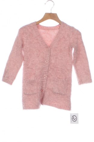 Kinder Strickjacke Unbranded, Größe 2-3m/ 56-62 cm, Farbe Rosa, Preis 1,99 €