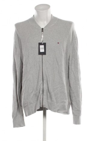 Jachetă tricotată de bărbați Tommy Hilfiger, Mărime XXL, Culoare Gri, Preț 152,99 Lei