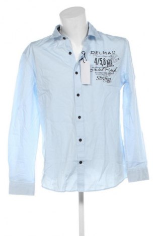Męska koszula Delmao, Rozmiar L, Kolor Niebieski, Cena 47,99 zł