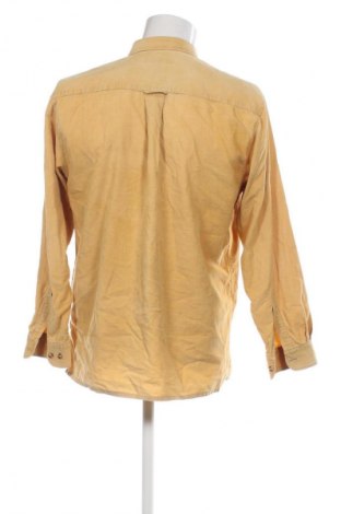 Ανδρικό πουκάμισο FIRST, Μέγεθος M, Χρώμα Κίτρινο, Τιμή 2,99 €