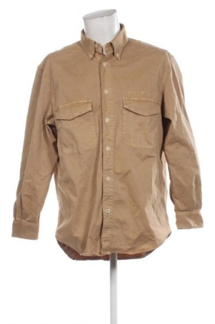Męska koszula Tommy Hilfiger, Rozmiar M, Kolor Brązowy, Cena 220,99 zł