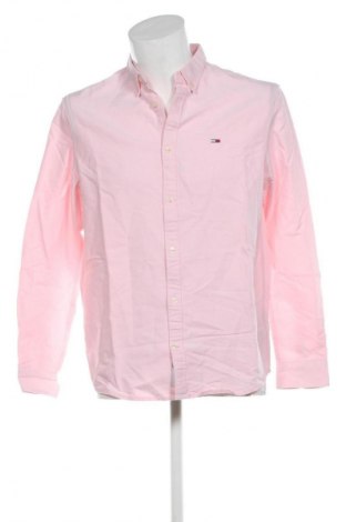 Мъжка риза Tommy Jeans, Размер M, Цвят Розов, Цена 25,05 €