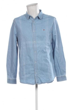 Мъжка риза Tommy Jeans, Размер L, Цвят Сив, Цена 48,57 €, #134383055