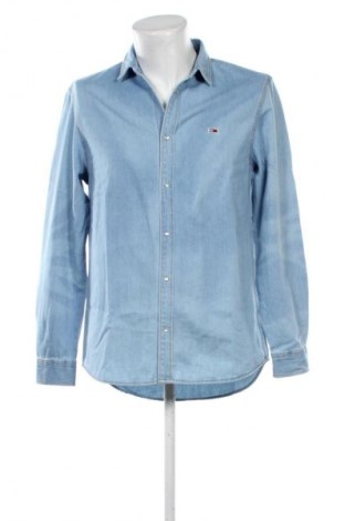 Herrenhemd Tommy Jeans, Größe M, Farbe Blau, Preis € 36,99