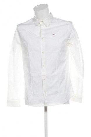 Herrenhemd Tommy Jeans, Größe M, Farbe Weiß, Preis € 27,99