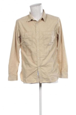 Мъжка риза Unbranded, Размер M, Цвят Бежов, Цена 2,04 €