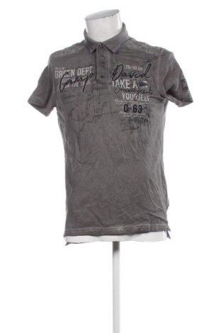 Herren Shirt Camp David, Größe M, Farbe Grau, Preis 8,99 €