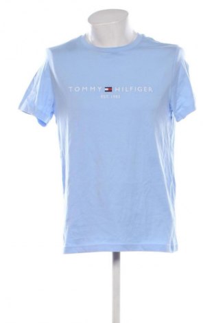 Pánske tričko  Tommy Hilfiger, Veľkosť L, Farba Modrá, Cena  29,95 €