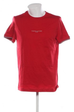 Pánske tričko  Tommy Hilfiger, Veľkosť XL, Farba Červená, Cena  61,95 €, #134403021