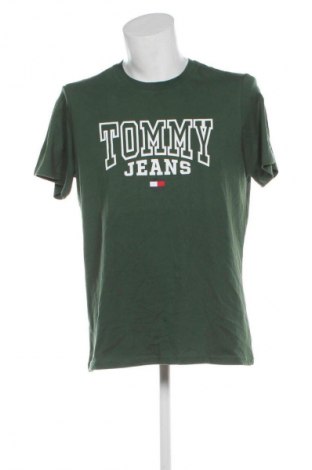 Мъжка тениска Tommy Jeans, Размер L, Цвят Зелен, Цена 36,30 €