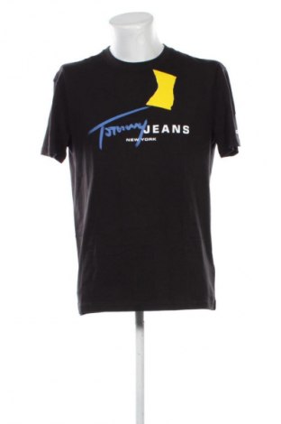 Ανδρικό t-shirt Tommy Jeans, Μέγεθος L, Χρώμα Μαύρο, Τιμή 36,99 €