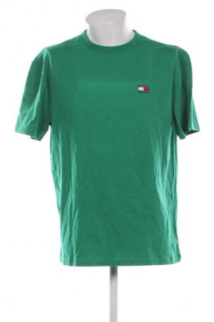 Męski T-shirt Tommy Jeans, Rozmiar L, Kolor Zielony, Cena 60,99 zł