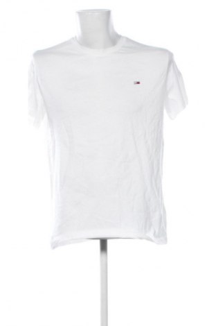 Ανδρικό t-shirt Tommy Jeans, Μέγεθος L, Χρώμα Λευκό, Τιμή 50,99 €, #134424180
