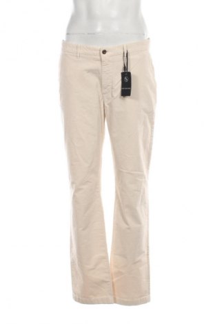 Pantaloni raiați de bărbați Tommy Hilfiger, Mărime L, Culoare Ecru, Preț 259,99 Lei