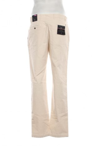 Pantaloni raiați de bărbați Tommy Hilfiger, Mărime L, Culoare Ecru, Preț 259,99 Lei