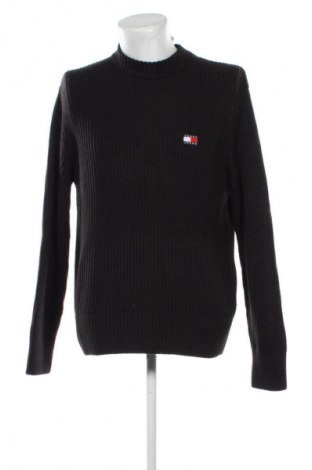 Férfi pulóver Tommy Jeans, Méret L, Szín Fekete, Ár 9 459 Ft