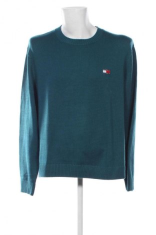 Męski sweter Tommy Jeans, Rozmiar XL, Kolor Zielony, Cena 158,99 zł