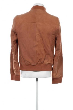 Herren Lederjacke Isaco & Kawa, Größe S, Farbe Orange, Preis € 23,99