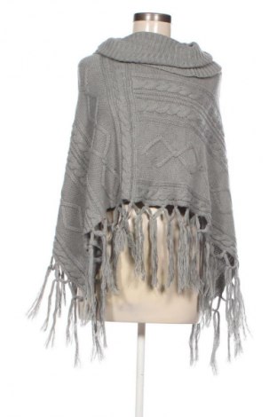 Ponczo Yessica, Rozmiar M, Kolor Szary, Cena 20,99 zł