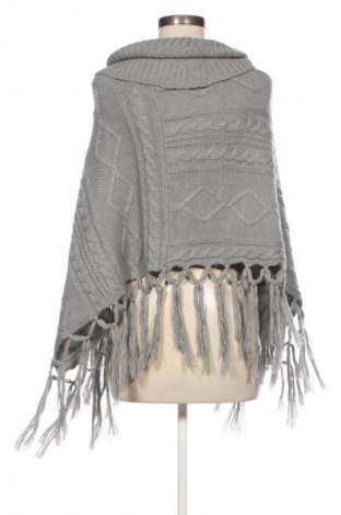 Ponczo Yessica, Rozmiar M, Kolor Szary, Cena 20,99 zł