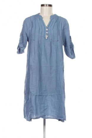 Kleid Puro Lino, Größe M, Farbe Blau, Preis 30,99 €