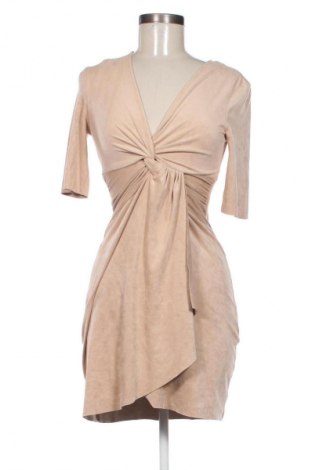 Kleid Zara, Größe XS, Farbe Beige, Preis 16,99 €