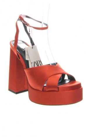 Σανδάλια Zara, Μέγεθος 39, Χρώμα Πορτοκαλί, Τιμή 18,88 €