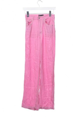 Dámske nohavice Zara, Veľkosť XS, Farba Ružová, Cena  21,95 €