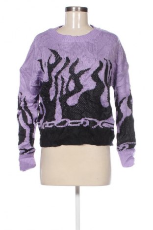 Dámský svetr SHEIN, Velikost L, Barva Fialová, Cena  29,00 Kč