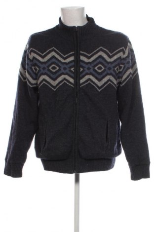 Jachetă tricotată de bărbați Atlas For Men, Mărime L, Culoare Albastru, Preț 128,99 Lei