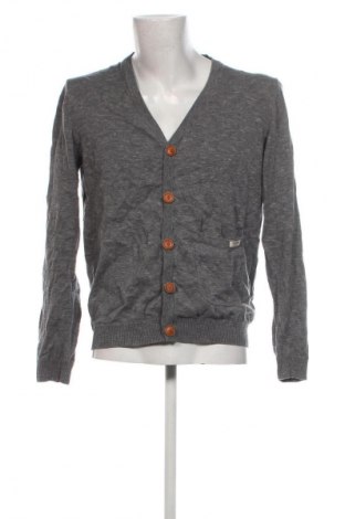 Herren Strickjacke Originals By Jack & Jones, Größe L, Farbe Grau, Preis 23,99 €