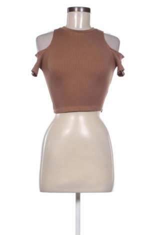 Damen Shirt Bershka, Größe S, Farbe Beige, Preis 7,99 €