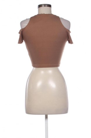 Damen Shirt Bershka, Größe S, Farbe Beige, Preis 7,99 €