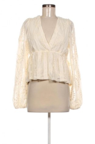 Bluză de femei Gina Tricot, Mărime M, Culoare Ecru, Preț 61,99 Lei