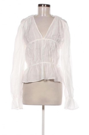 Damen Shirt Gina Tricot, Größe L, Farbe Weiß, Preis 8,99 €