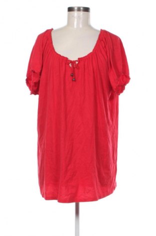 Γυναικεία μπλούζα Laura Torelli, Μέγεθος XXL, Χρώμα Κόκκινο, Τιμή 10,99 €