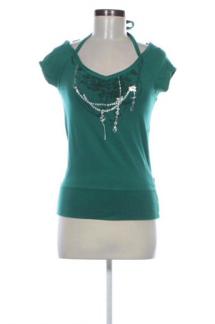 Damen Shirt Q/S by S.Oliver, Größe M, Farbe Grün, Preis 6,99 €