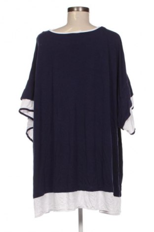 Γυναικεία μπλούζα Ulla Popken, Μέγεθος 5XL, Χρώμα Μπλέ, Τιμή 23,99 €