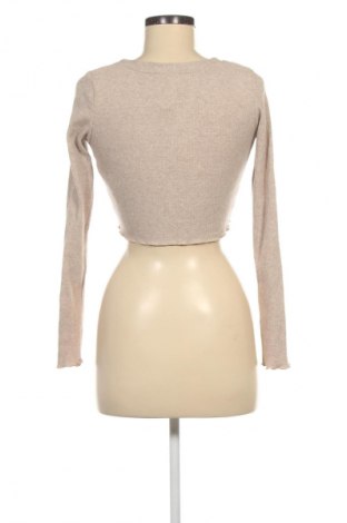Damen Strickjacke Bershka, Größe XS, Farbe Beige, Preis 3,99 €