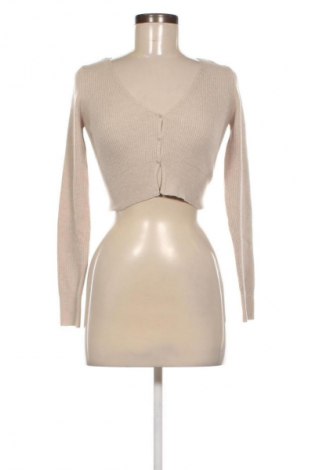 Damen Strickjacke Bershka, Größe S, Farbe Beige, Preis € 10,99