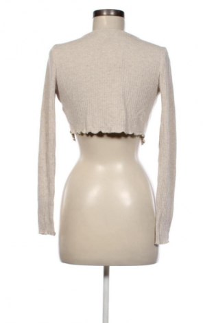 Damen Strickjacke Bershka, Größe S, Farbe Beige, Preis 1,99 €