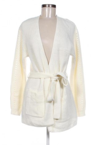 Damen Strickjacke Gina Tricot, Größe M, Farbe Weiß, Preis 18,32 €
