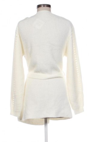 Damen Strickjacke Gina Tricot, Größe M, Farbe Weiß, Preis 18,32 €