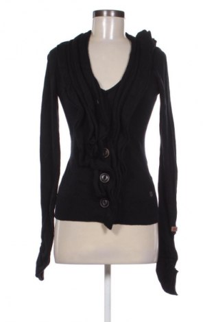 Damen Strickjacke Khujo, Größe S, Farbe Schwarz, Preis 9,24 €