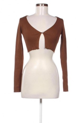 Damski kardigan Pull&Bear, Rozmiar S, Kolor Brązowy, Cena 27,40 zł