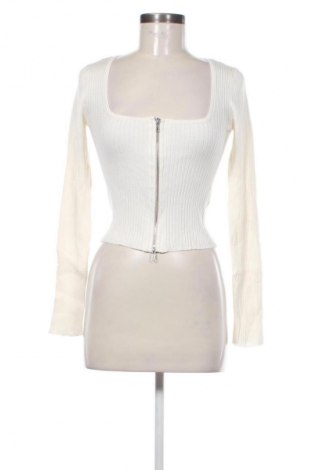 Cardigan de damă Stradivarius, Mărime S, Culoare Alb, Preț 65,99 Lei